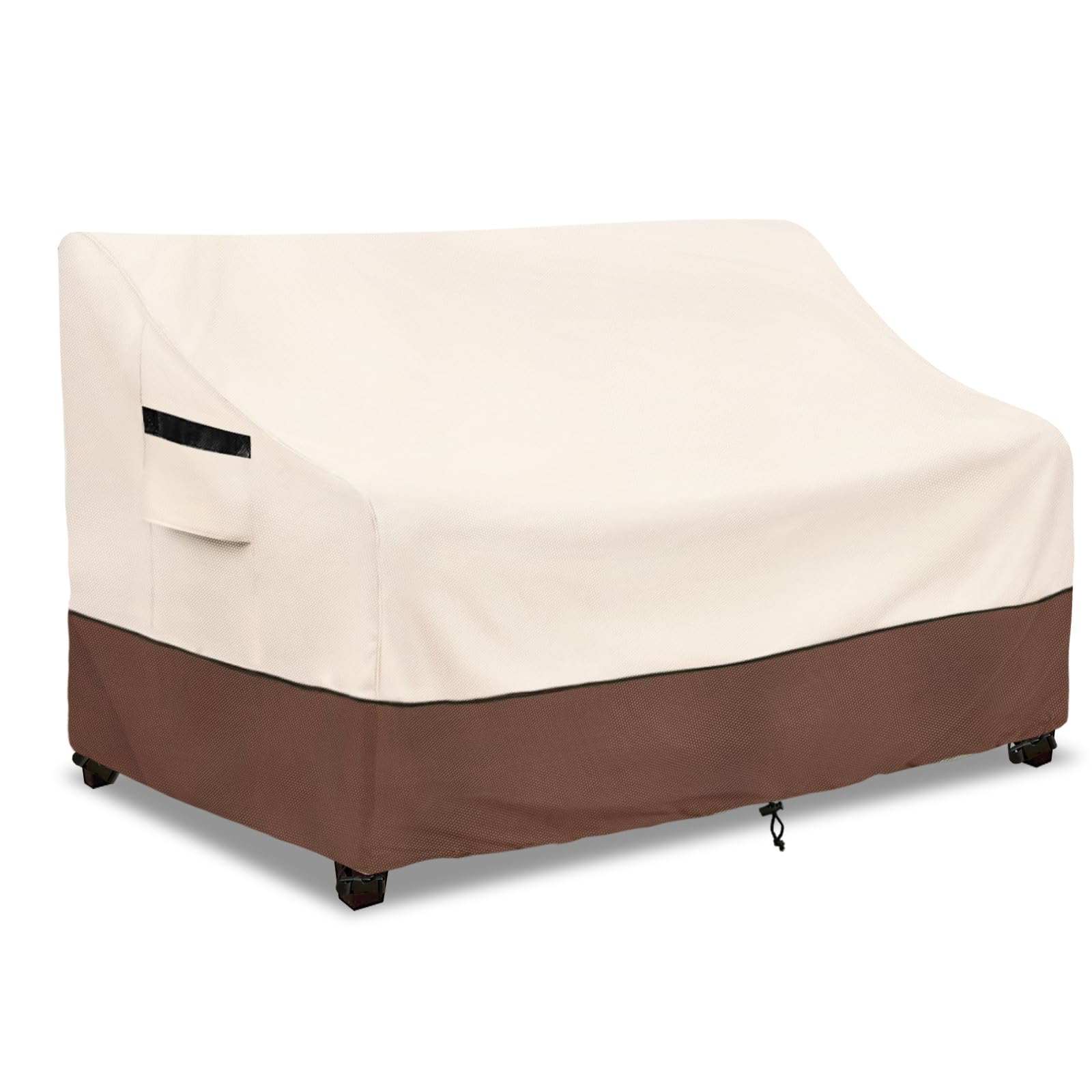 LSongSKY Patio 3-Seater Sofa Cover,Outdoor Couch Cover Fits up to 76W x 32.5D x 33H Inches,100% Waterproof Heavy Duty Patio Furn