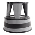 Cramer Kik Step Steel Step Stool - Two Step Stool, Holds 350 lbs (Gray)