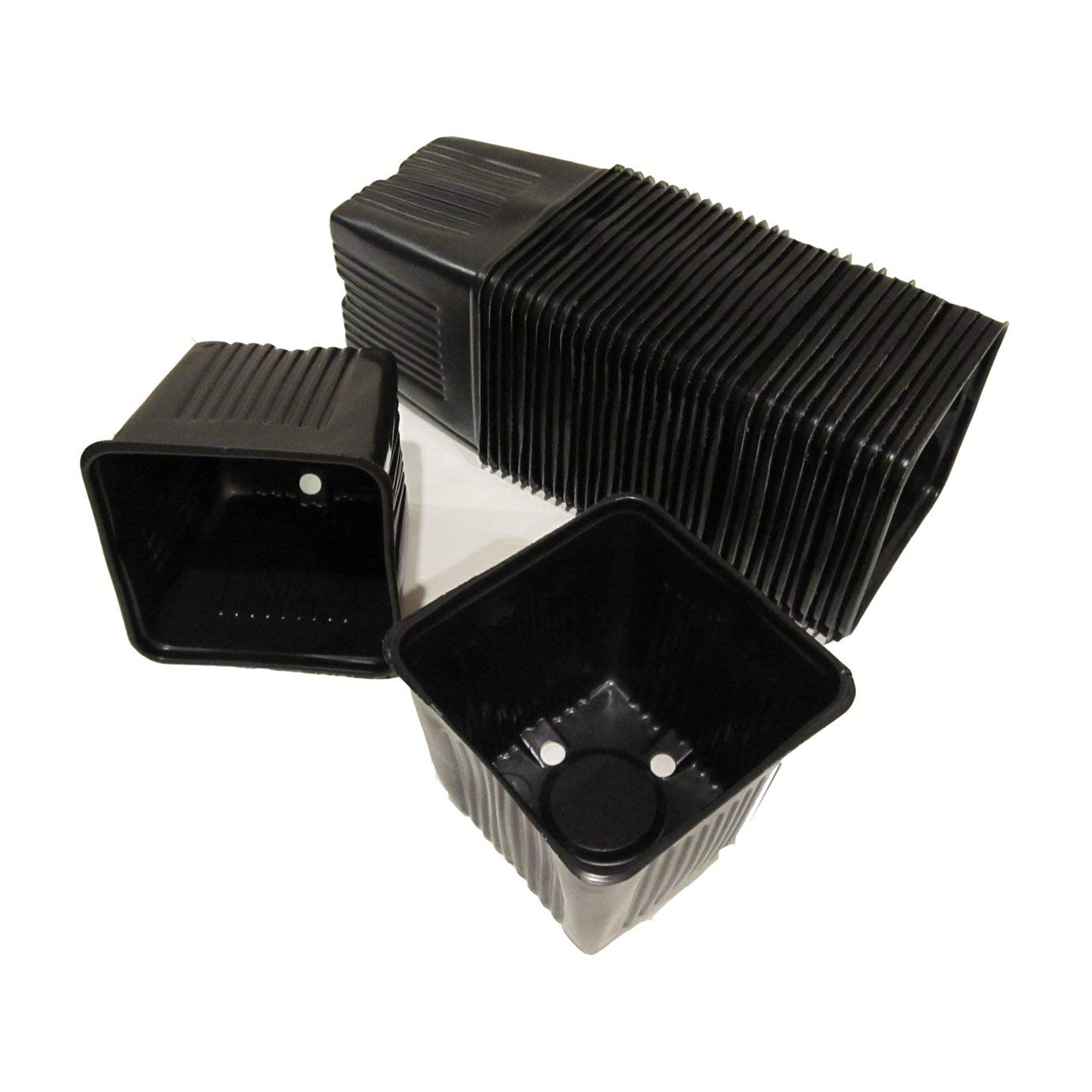 Gage Durapot Square Plastic Nursery Pots, 4' - Qty. 50