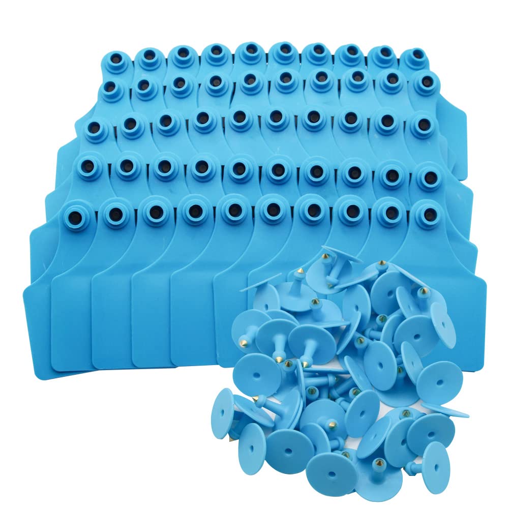 Cattle Ear Tags Tpu Blank 100Pcs Oversize Big Livestock Cow Ear Tags Identification Cards Animal Earring Marker Tags For Cattle