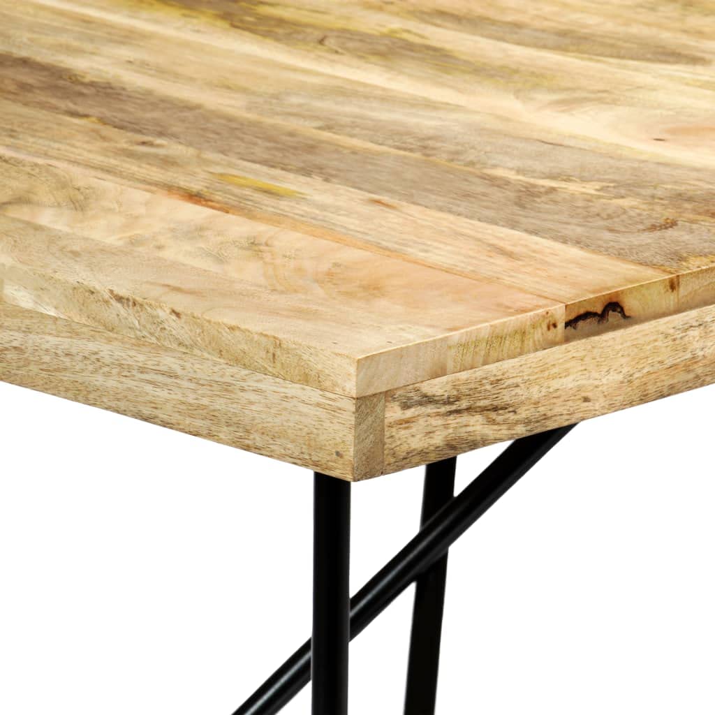 vidaXL Dining Table 70.9&quot;x35.4&quot;x30&quot; Solid Mango Wood