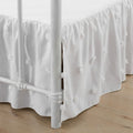 xuan dian Bed Skirt, Bed Skirt Queen Size, Ruffled Bed Skirt with Split Corners, Queen Bed Skirt 16 Inch Drop, Tufted Boho Queen