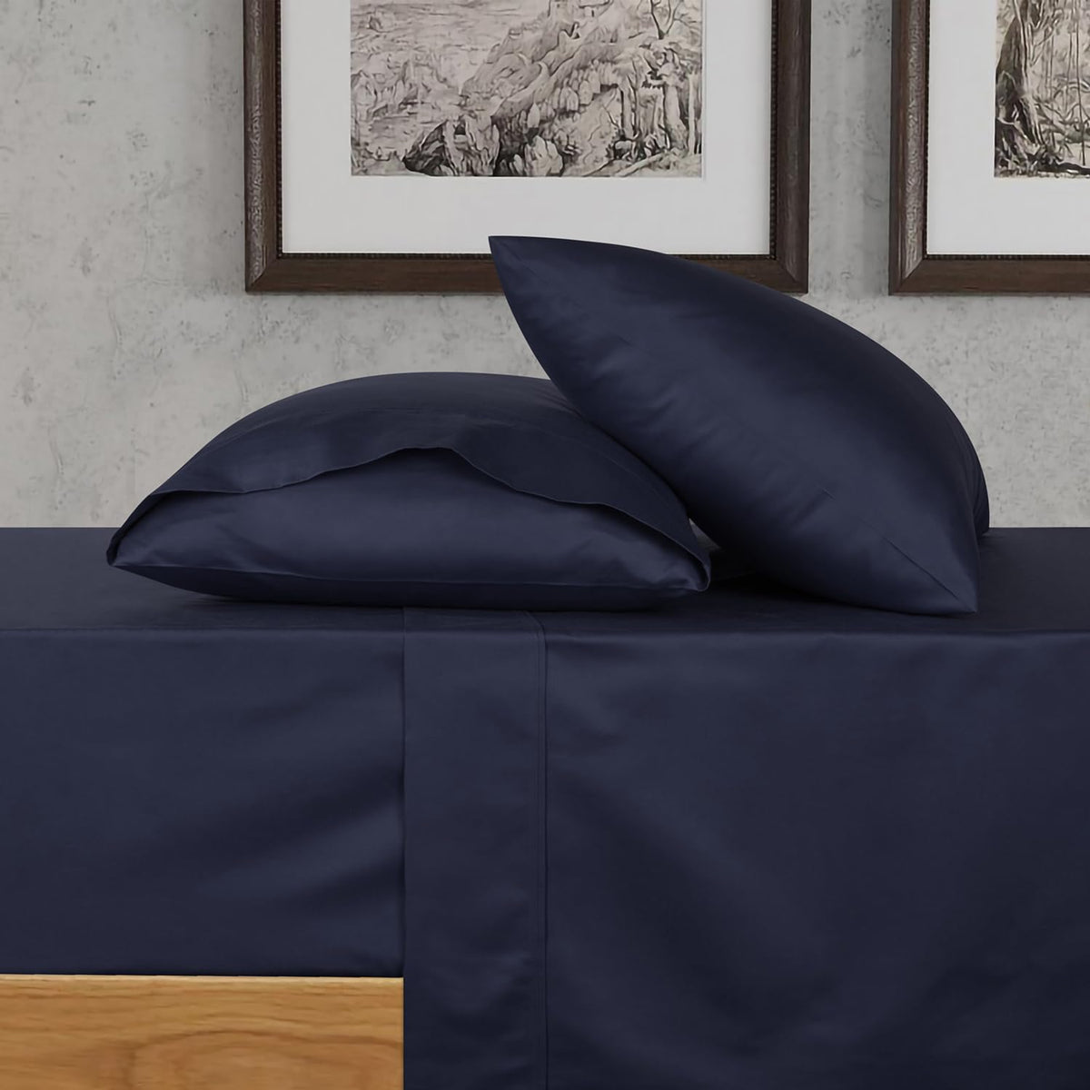 Urbanhut 100% Cotton California King Sheets Set (4Pc), 700 Thread Count, Soft Luxury Bed Sheets For California King Size Bed, Sa