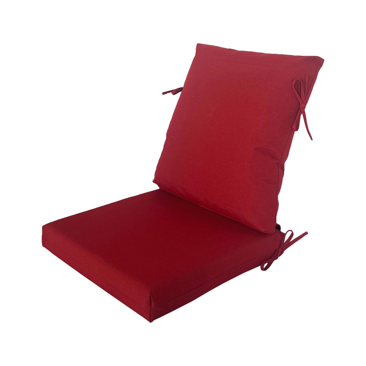 Cozyvida Outdoor Dining Chair Cushion 20'X20' Water-Proof Fade Resistant With Removable Cover Chili