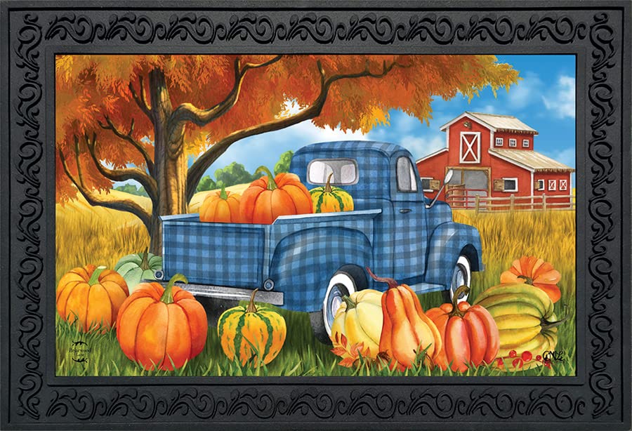 Briarwood Lane Welcome To The Patch Fall Doormat Pickup Pumpkins Farm 30' X 18'