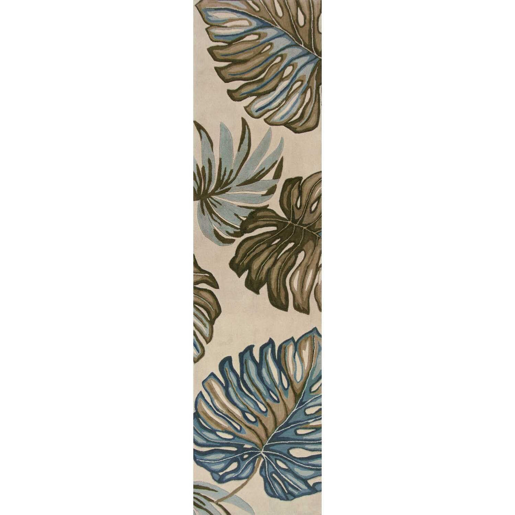 HomeRoots 66 X 66 Ivory Wool Rug