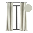 Hpd Half Price Drapes Signature Velvet Thermal Blackout Curtains For Living Room 84 Inch Long (1 Panel) Rod Pocket Insulated Blackout Curtains For Bedroom Window Curtains, 50W X 84L, Porcelain White