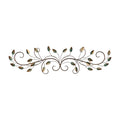 Stratton Home Decor Shd0065 Patina Scroll Leaf Wall Decor, 40.00 W X 1.00 D X 10.00 H