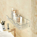 Transparent Wall Mounted Bathroom Shelf Soap Holder Organiser