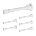 Ravinte Door Stoppers, 6 Pack White Spring Door Stops With Rubber Bumper, Door Stoppers For Bottom Of Door