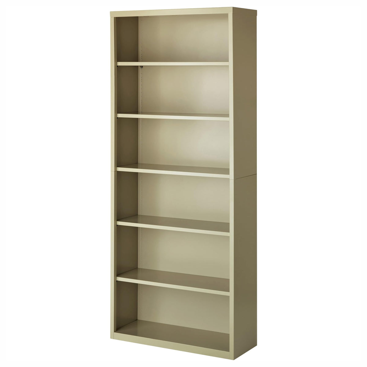 Lorell Llr41293 Fortress Series Steel Putty Book Case, 34.5&quot; X 13&quot; X 82&quot;