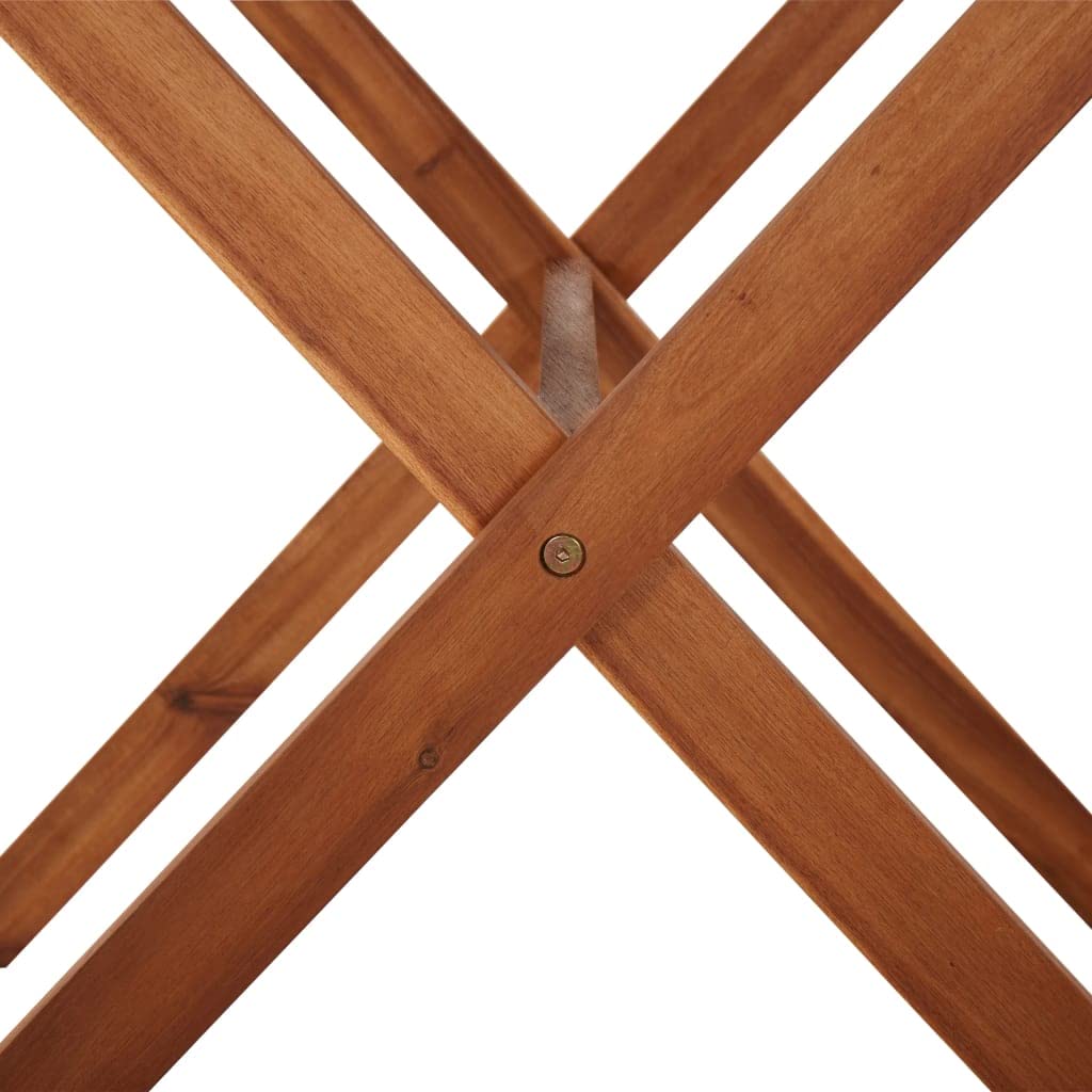 Patio Table 43.3"x26.4"x29.1" Solid Acacia Wood