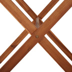 Patio Table 43.3"x26.4"x29.1" Solid Acacia Wood