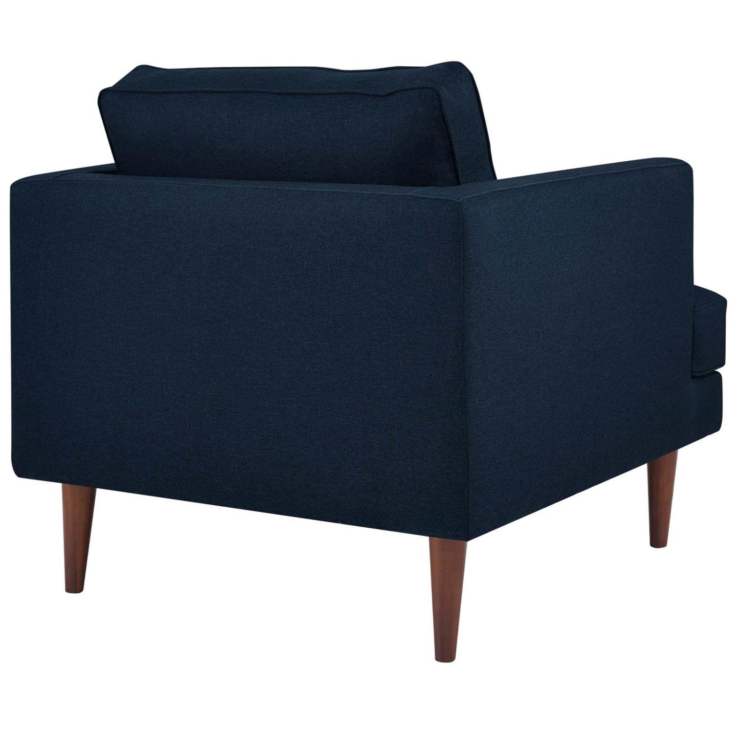 Modway Agile Modern Fabric Upholstered Armchair In Blue (Set Of 2)