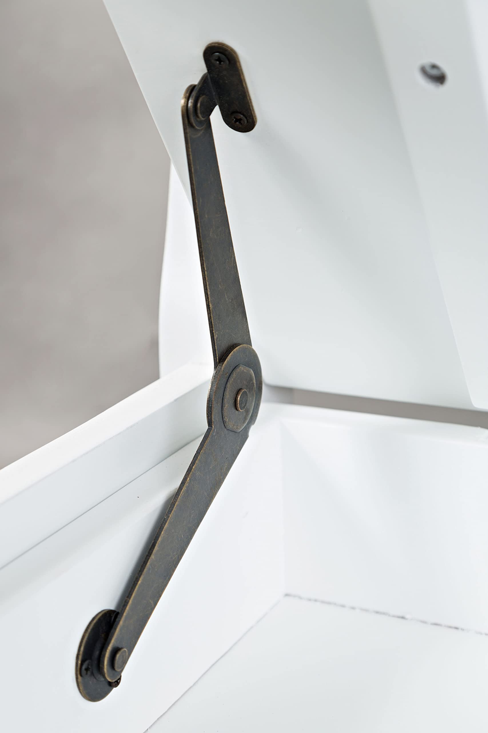 Jofran Inc. Artisan's Craft Farmhouse Distressed Acacia Storage Bench