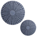 HomeRoots Decor 1-inch x 28-inch x 28-inch Sandstone, Round, Stardust Pebble Finish - Wall Decor