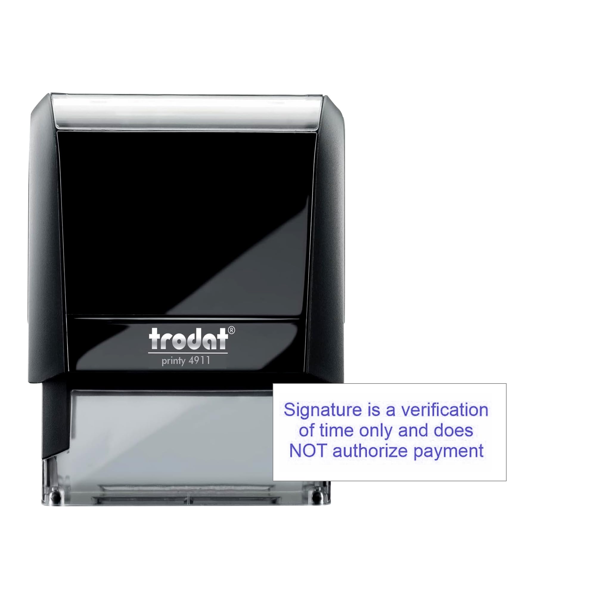 Trodat 4911 Custom Self-Inking Personalized Return Address Stamp - Customizable Up To 3 Lines Of Text -Refillable Customized Add