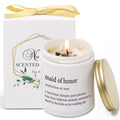 Maid of Honor Candle, Bridesmaid Proposal Candle, Bridesmaid Gifts, Bridal Party Gifts, Gifts for Women Friends, Vanilla &Lavend