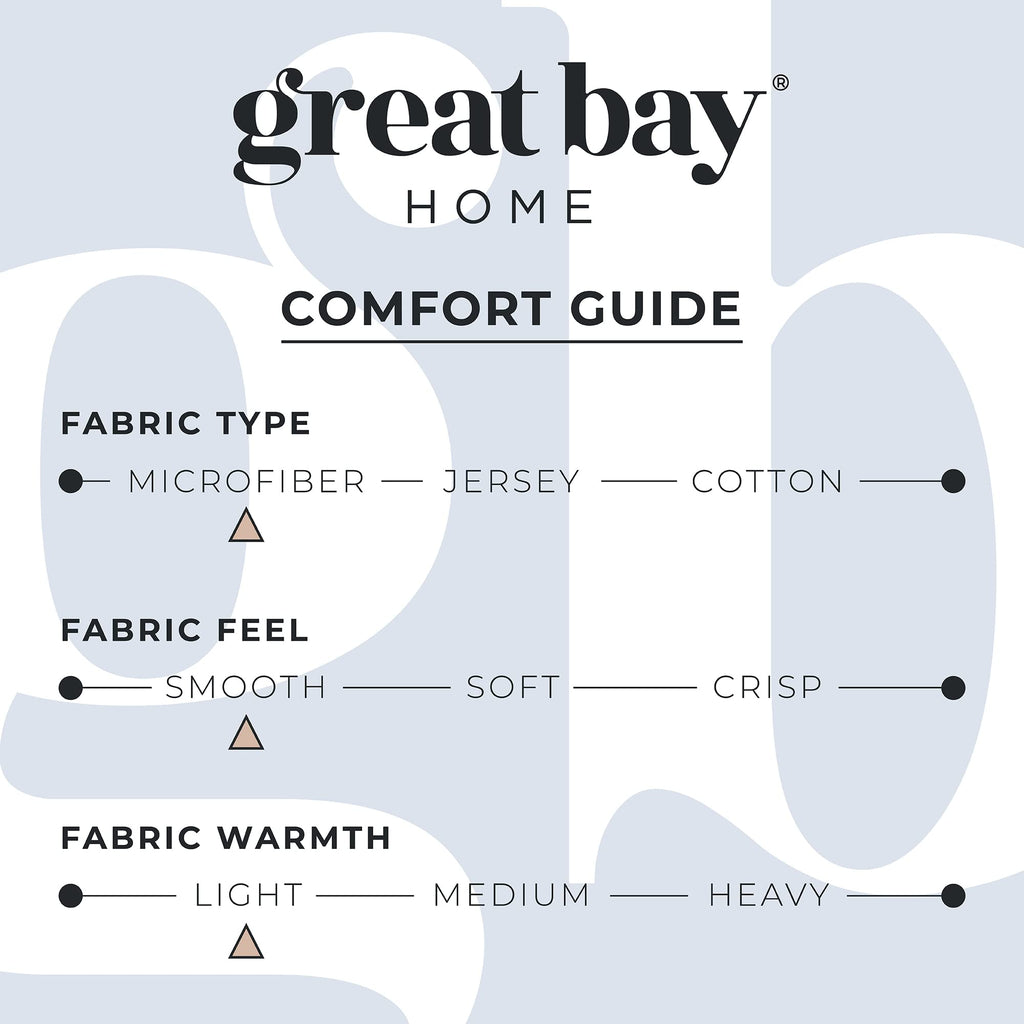 Great Bay Home 3-Piece Twin Microfiber Sheet Set Lodge-Printed, Ultra-Soft, Wrinkle & Fade-Resistant Patterns Drawn From Nature All-Season Bedding Sheets & Pillowcases (Twin, Bear Mountain)