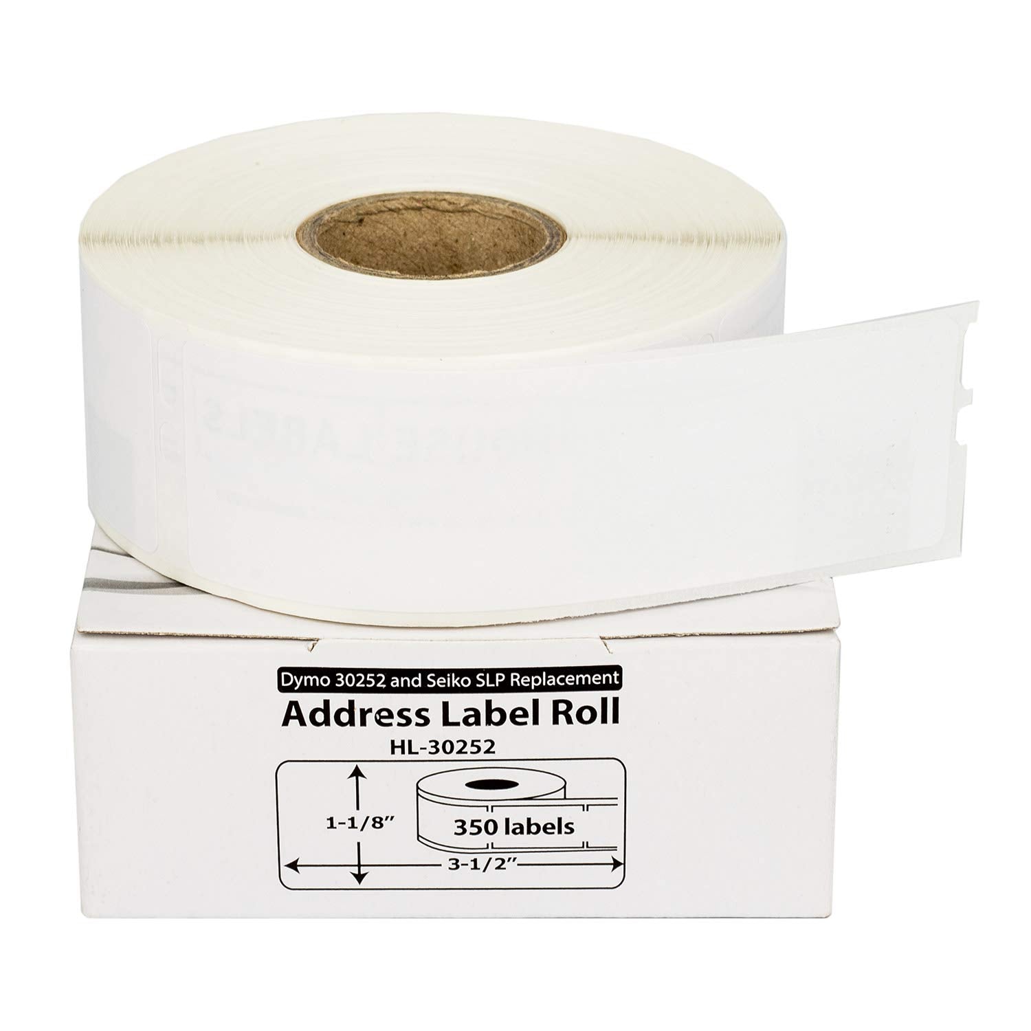 Houselabels Compatible Dymo 30252 Address Labels (1-1/8' X 3-1/2') With Removable Adhesive, Compatible With Dymo Lw 450, 4Xl,