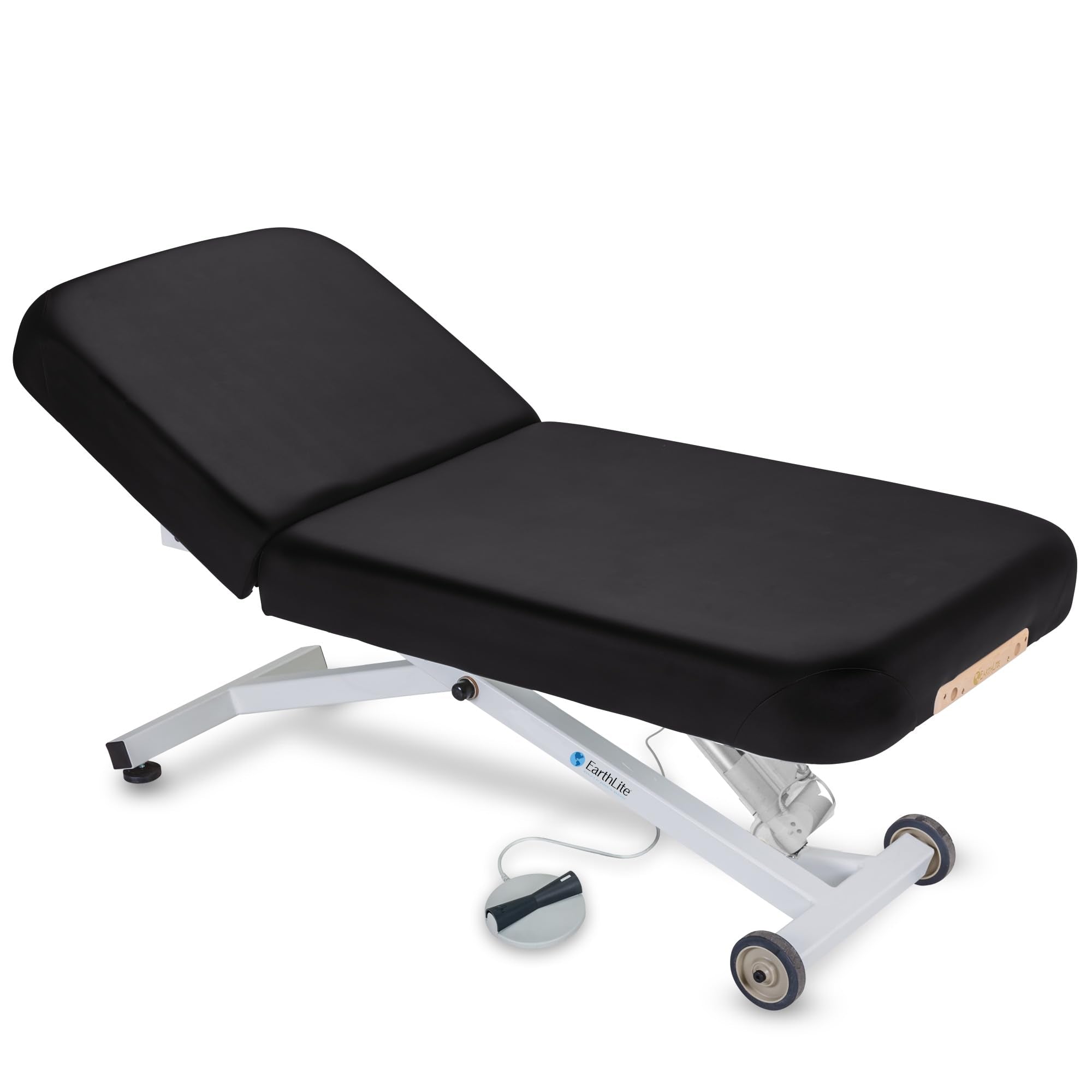 EarthLite Ellora Electric Lift Massage Table with Manual Tilt, Made in USA, 30 x 73, Black