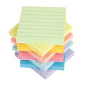Vanpad Lined Sticky Notes 3X3 In Pastel Ruled Post Stickies Colorful Super Sticking Power Memo Pads, 82 Sheets/Pad, 8 Pads/Pack