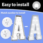 4Ft Marquee Light Up Letters - Cool White Light Up Letters X With Fixed Water Bag, Party Decoration Large Marquee Light Up Lette