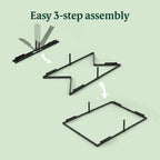 Zinus Caleb 14 Inch Metal Platform Bed Frame, Foldable Steel Frame, No Box Spring Needed, Easy Assembly, King