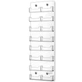 Lincia Acrylic Business Card Holder Wall Mount Clear Sticker Display Rack Multiple Clear Card Organizing Sticker Display Stand P