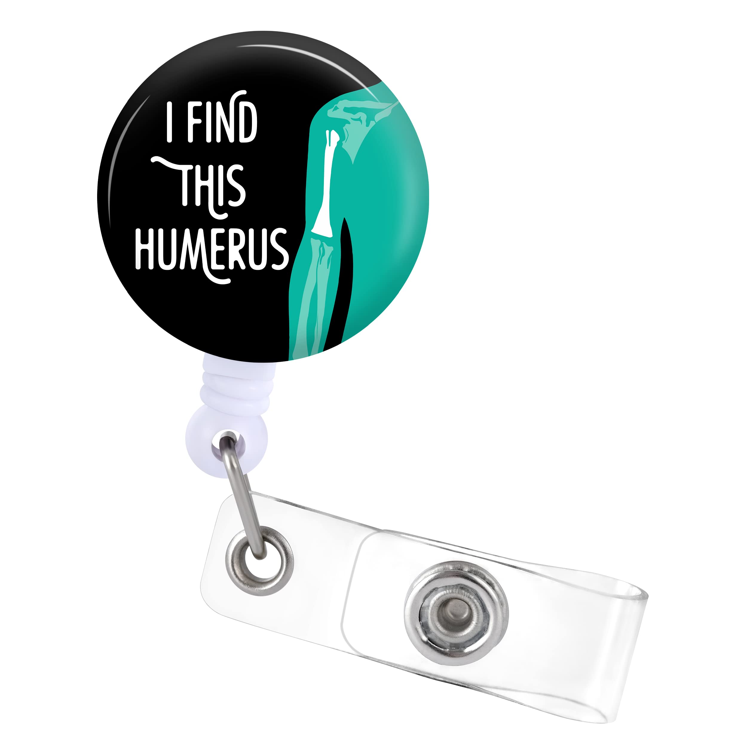 Badge Reels Holder Retractable With Id Clip For Nurse Name Tag Card Fun Ortho Pt Physical Therapy Therapist Chiropractor Nursing