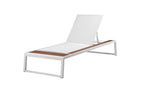 Pangea Home Avra Lounger, White