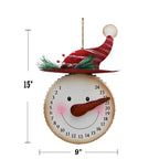 Morning View Snowman Advent Calendar Metal Snowman Calendar 24 Days Snowman Countdown To Christmas Metal Snowman Table Top Decor
