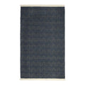 Kosas Home Miller 108 X 144 Herringbone Polypropylene Fabric Area Rug In Navy