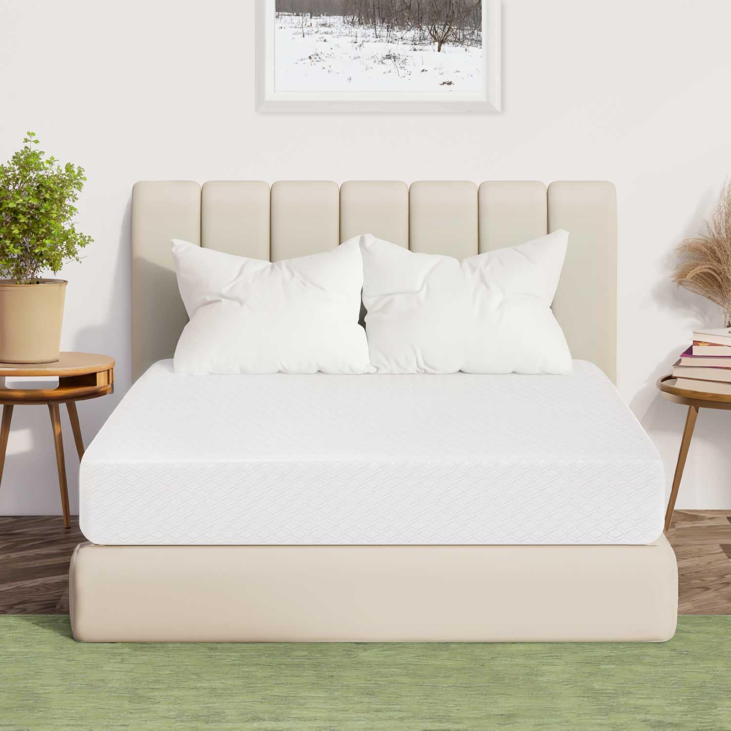 NEO SLEEP 8 Inch Full Cooling Gel Memory Foam Mattress Medium Firm CertiPUR-US Certified Mattress in a Box Enhanced Pressure Rel