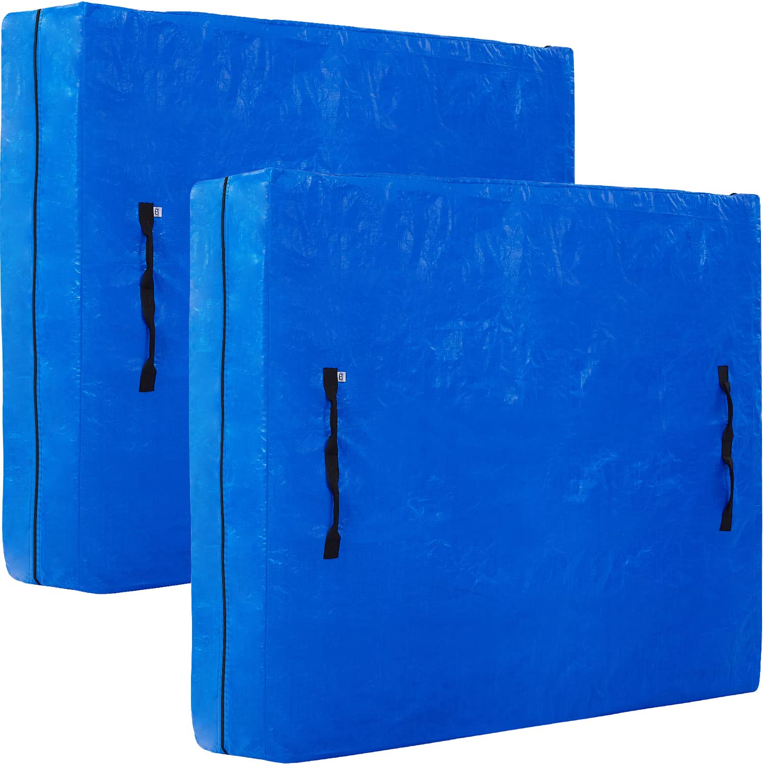 Alexhome Mattress Bag For Moving And Storage,Heavy Duty Tarp Reusable Mattress Storage Bag,Easy Carrier Mattress Moving Cover (F