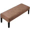 Fuloon Bench Cover for Dining Room, Stretch Bench Slipcovers Anti-Dust Removable Bench Chair Cushion Covers Bench Seat Protector