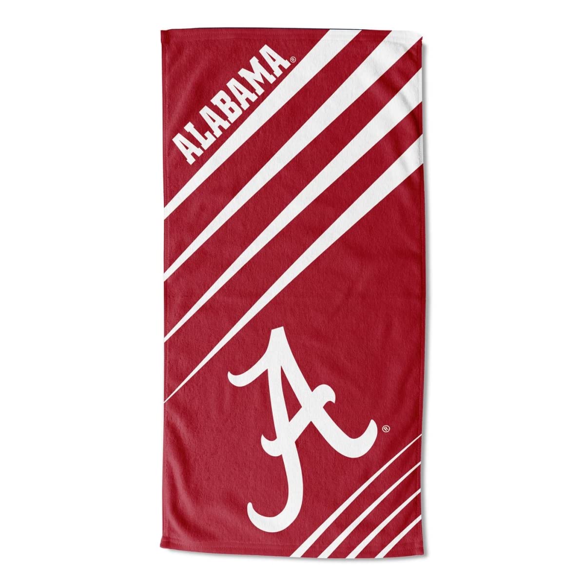The Northwest Company NCAA Alabama Crimson Tide Jacquard Beach Towel, 36 x 72, Upward