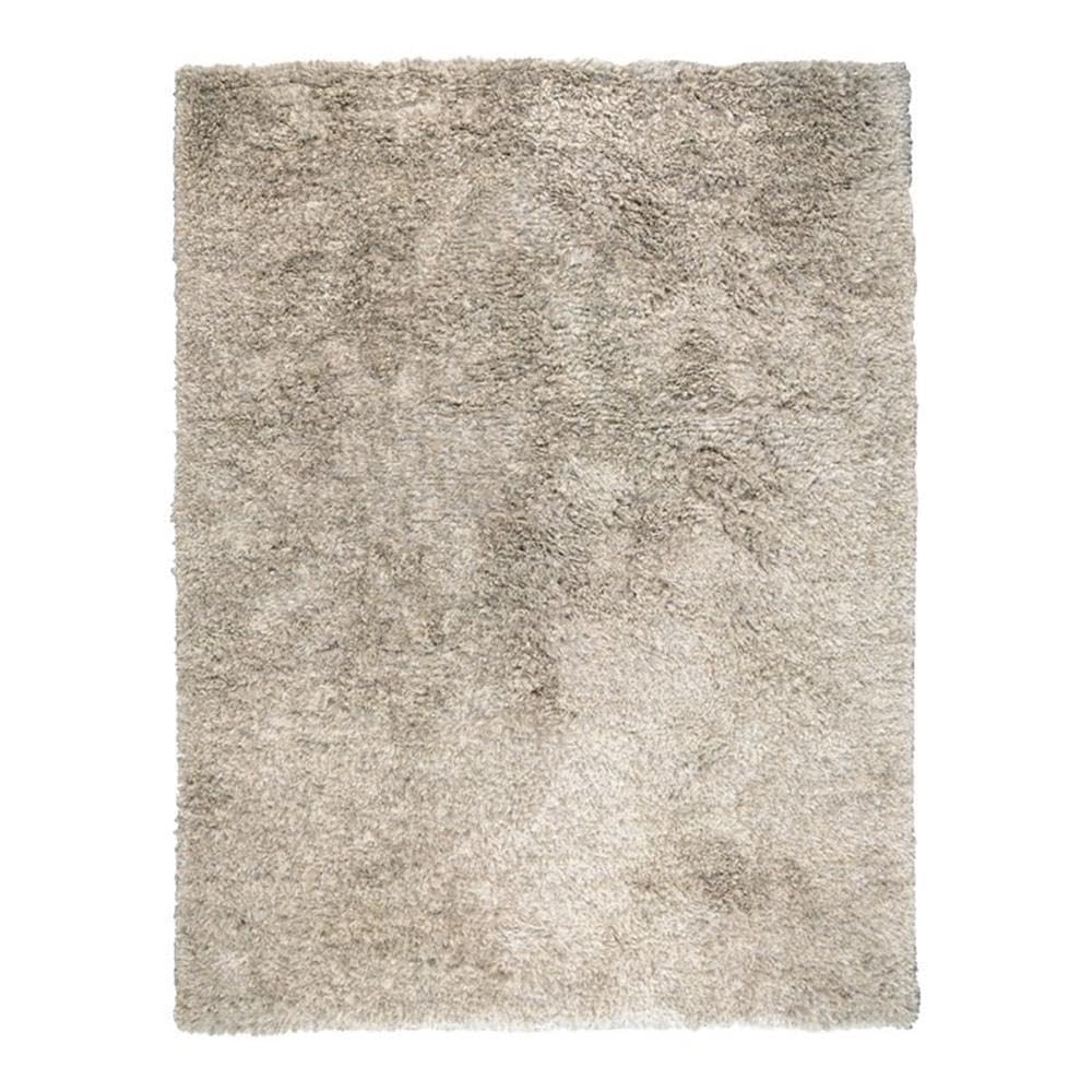 Kosas Home Elegante Hand-Woven Shag Area Rug, Light Grey