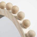 HomeRoots Arch Natural Wood Frame Wall Mirror