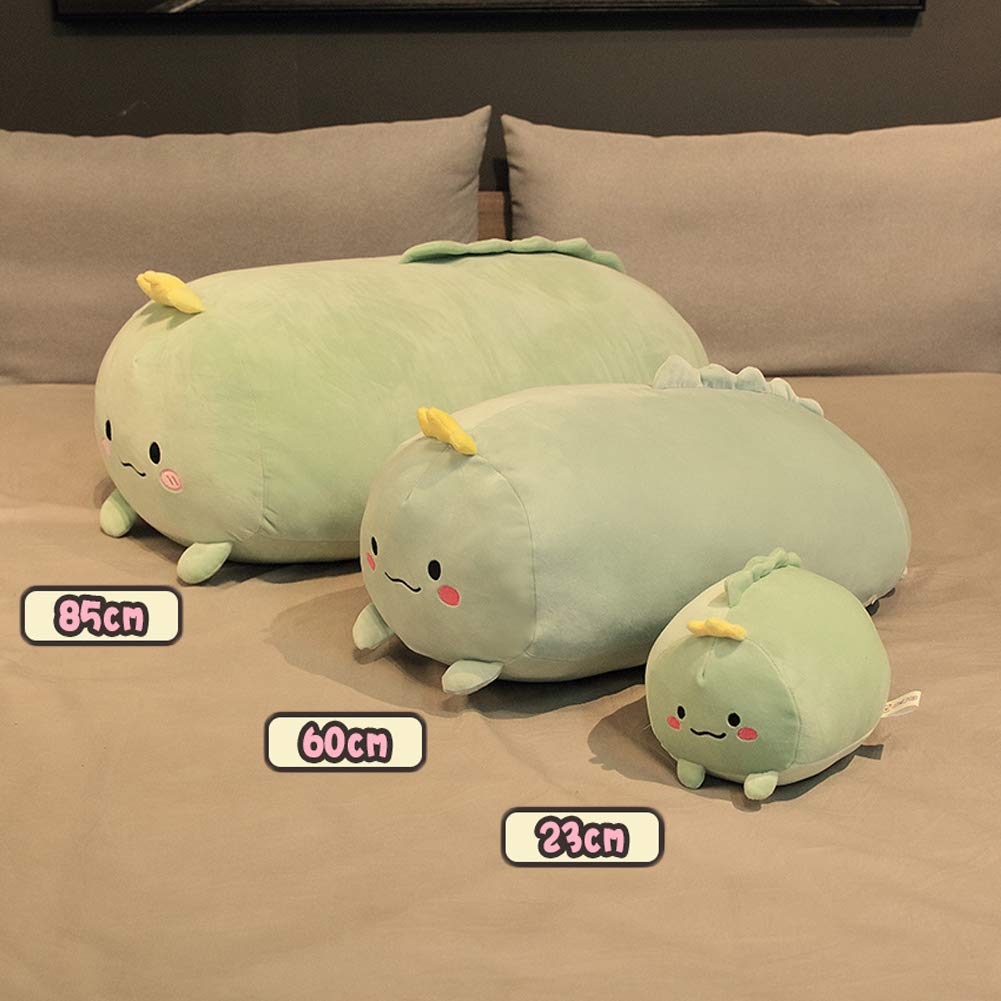 Jensquaify Dinosaur Plush Hugging Pillow, Dinosaur Stuffed Animals Toys Soft Body Pillow, 23.6'