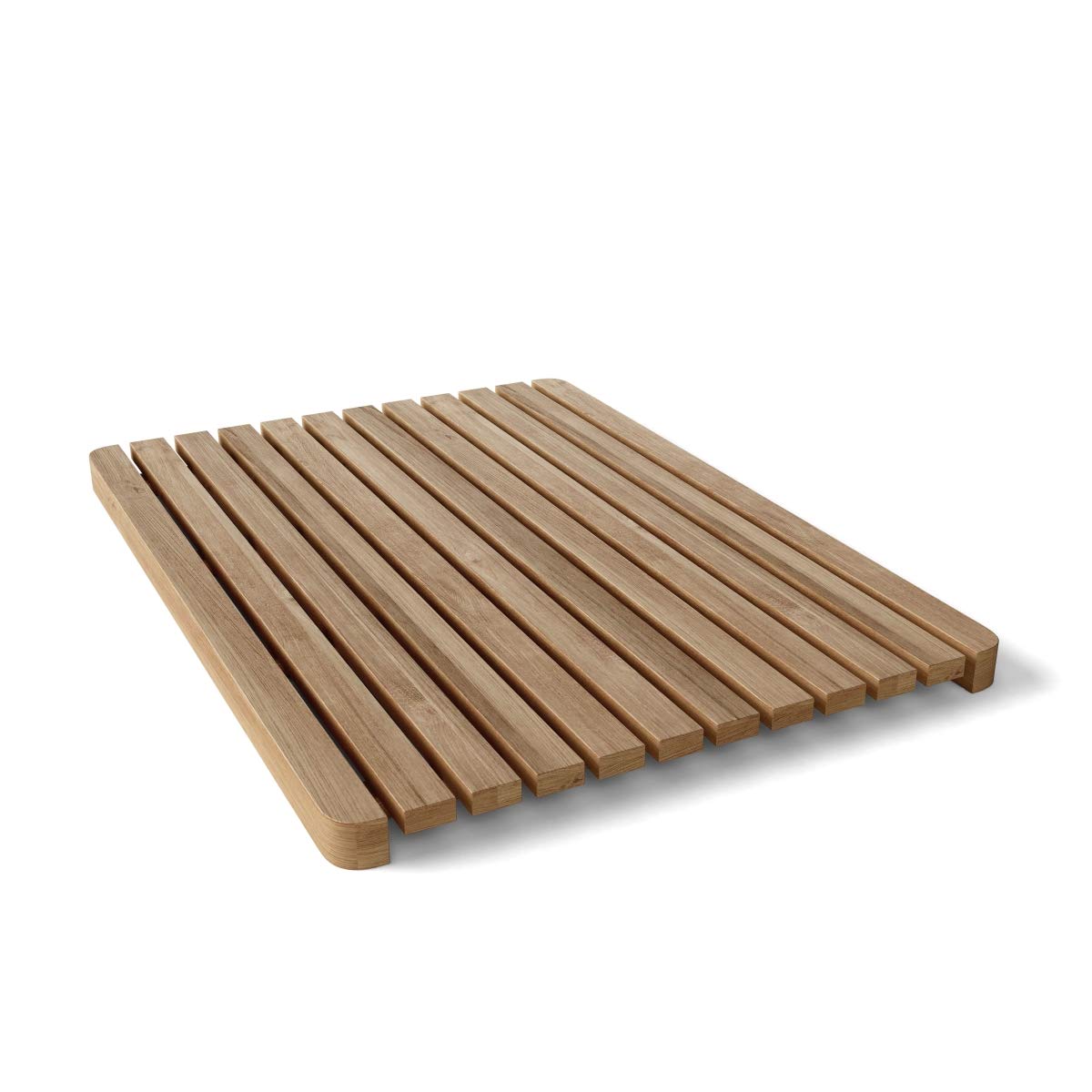 Anderson Teak Spa-2518 Rectangular Small Teak Shower Mat, Natural