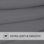 Purefit Super Stretch Sectional Couch Covers - 2 Pcs Spandex Non Slip Sofa Covers With Elastic Bottom For L Shape Sectional Sofa Couch, Great For Kids & Pets (3 Seat Sofa + 2 Seat Chaise, Gray)