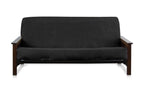 OctoRose Full Size 54x75x8inch 3 Side Zipper Classic Soft Micro Suede Futon Cover Slipcover Sofa Day Bed Mattress Cover Couch Pr