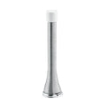 Prime-Line Mp10127 Spring Steel Door Stop, Zinc Plated, Satin Nickel, Rubber Tip, Baseboard Mount (5 Pack)