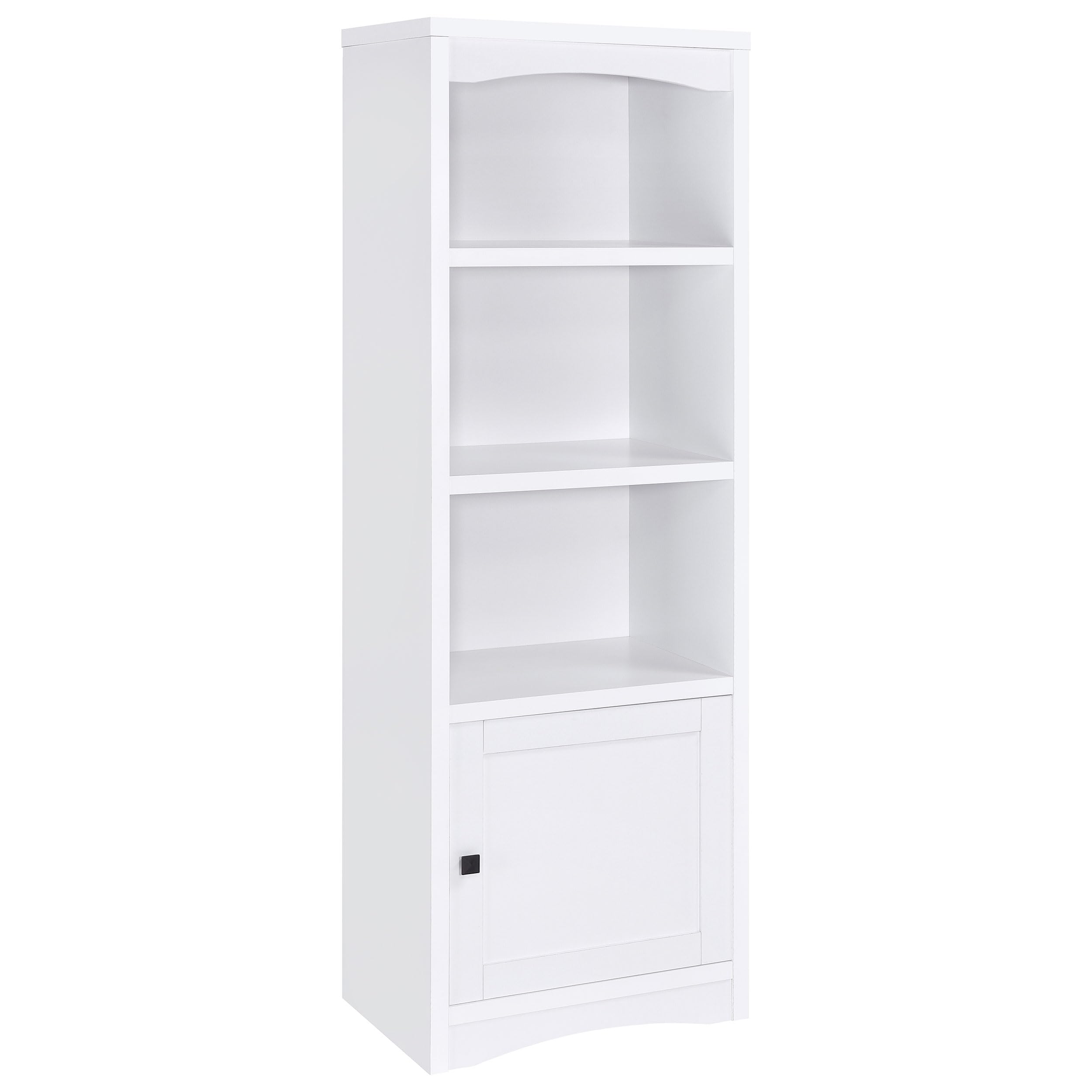 Coaster Home Furnishings Laughlin 3-Shelf Engineered Wood Media Tower White