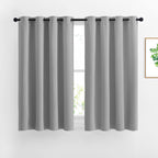 Nicetown Blackout Curtains Panels For Bedroom - Window Treatment Thermal Insulated Blinds Solid Grommet Vertical Drapes For Kitc