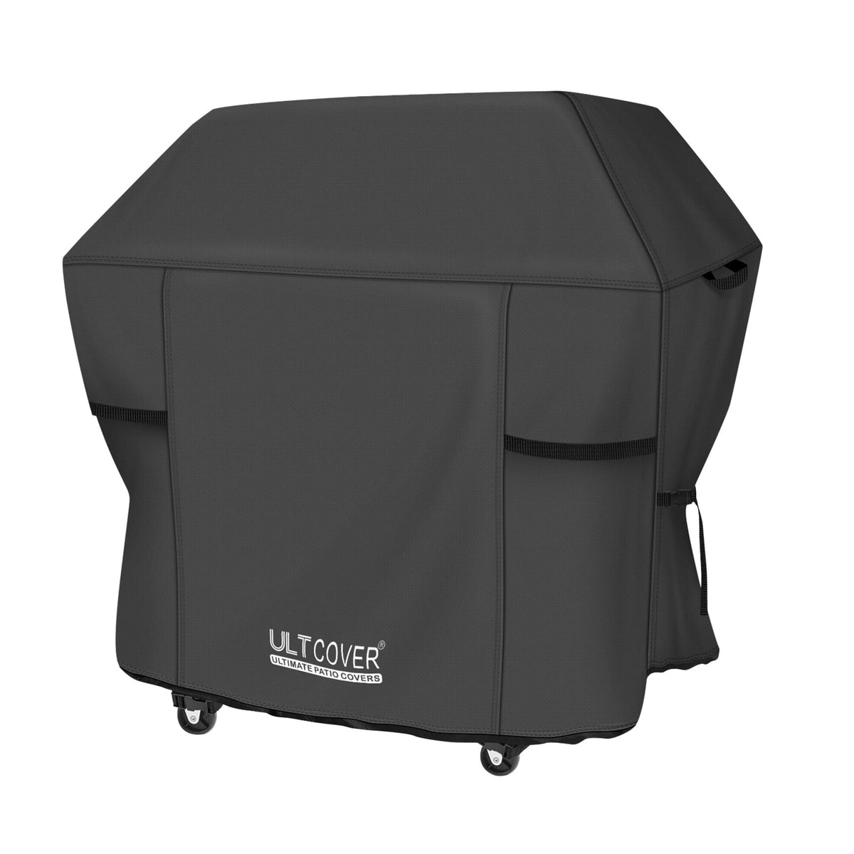Ultcover Waterproof Grill Cover 64 Inch, Heavy Duty Bbq Cover For 4-6 Burner Outdoor Gas Barbecue Grill, Black