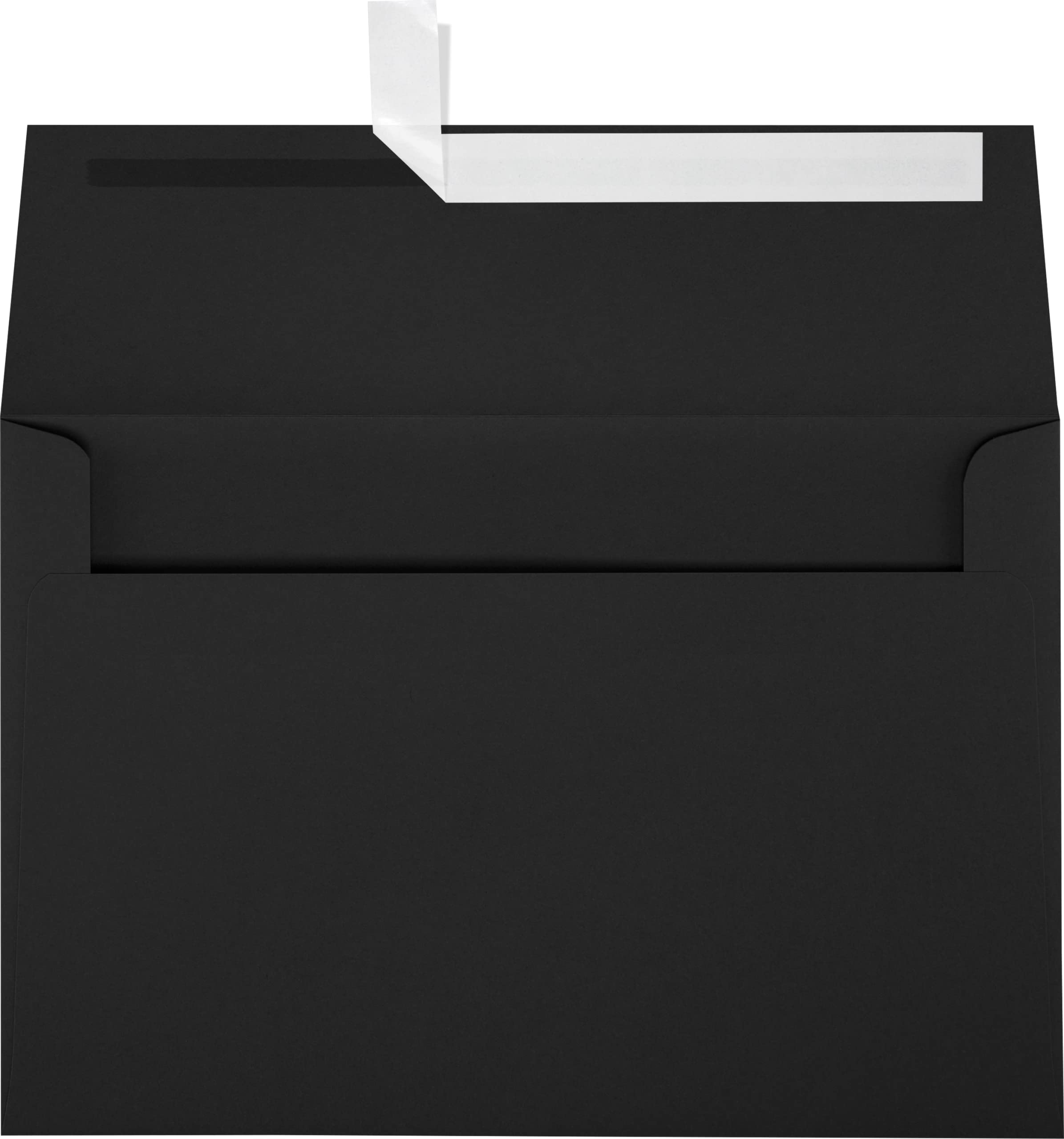 Luxpaper A8 Invitation Envelopes | Peel & Press | 5 1/2' X 8 1/8' | Midnight Black | 80Lb. Text | 50 Qty