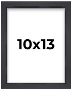 10x13 Shadow Box Frame Contemporary Black | 1'' Depth of Usable Space| Interior Size 10x13 or 13x10 Inches| UV Resistant Acrylic