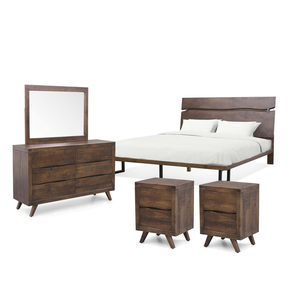 Steve Silver Pasco King 5-PC Bedroom Set AS900K5PC